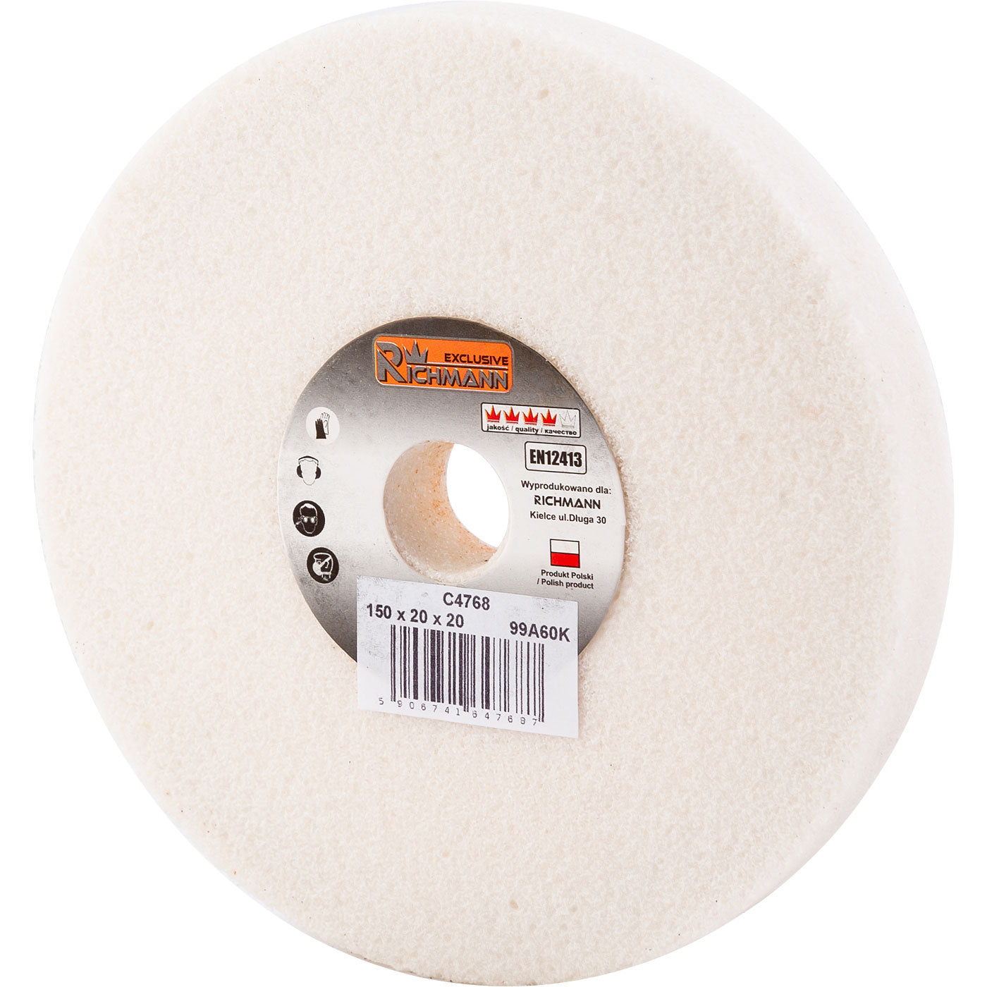 Ściernica ceramiczna biała 150x20x20 99A60K | C4768 - Centrum Techniczne Gałązka