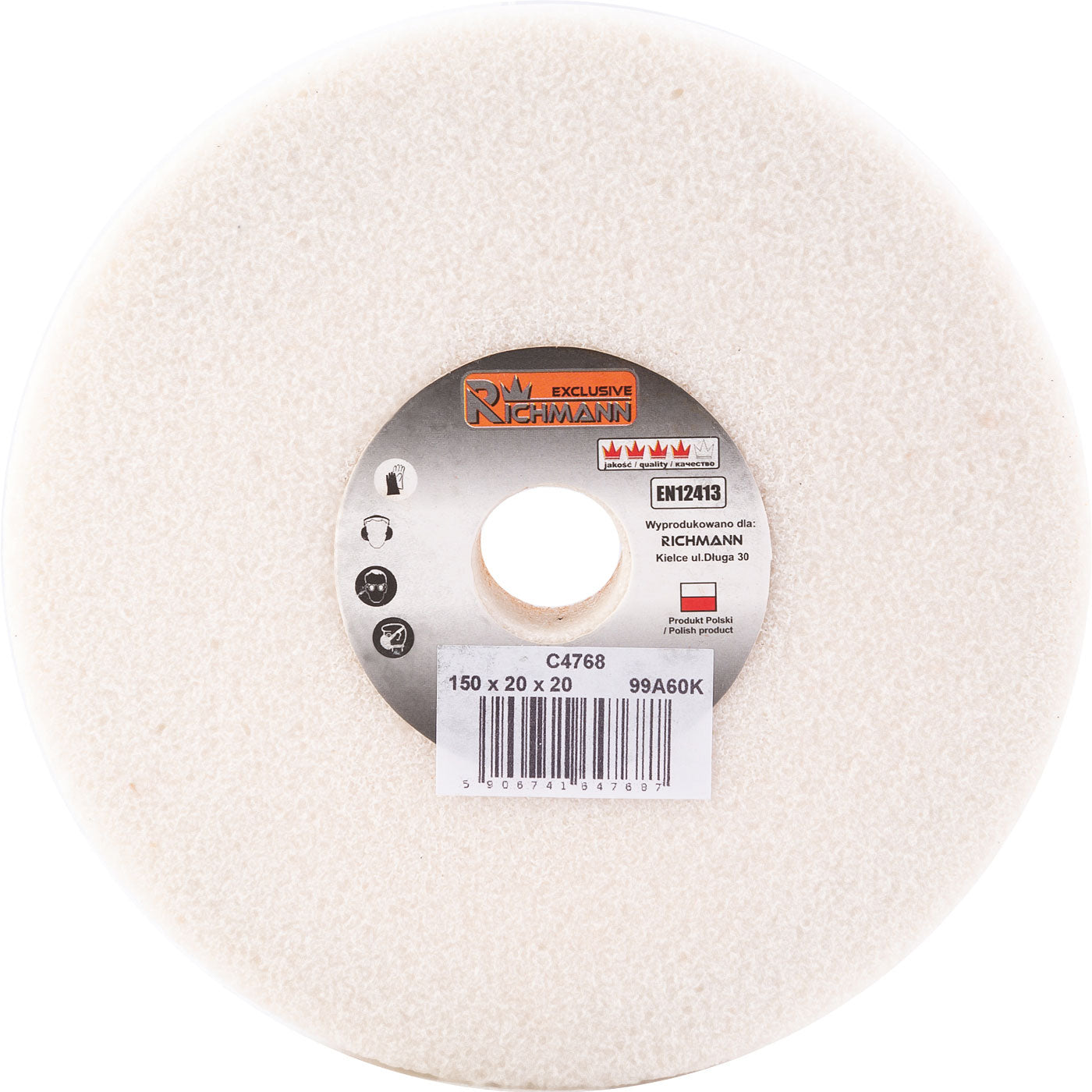 Ściernica ceramiczna biała 150x20x20 99A60K | C4768 - Centrum Techniczne Gałązka