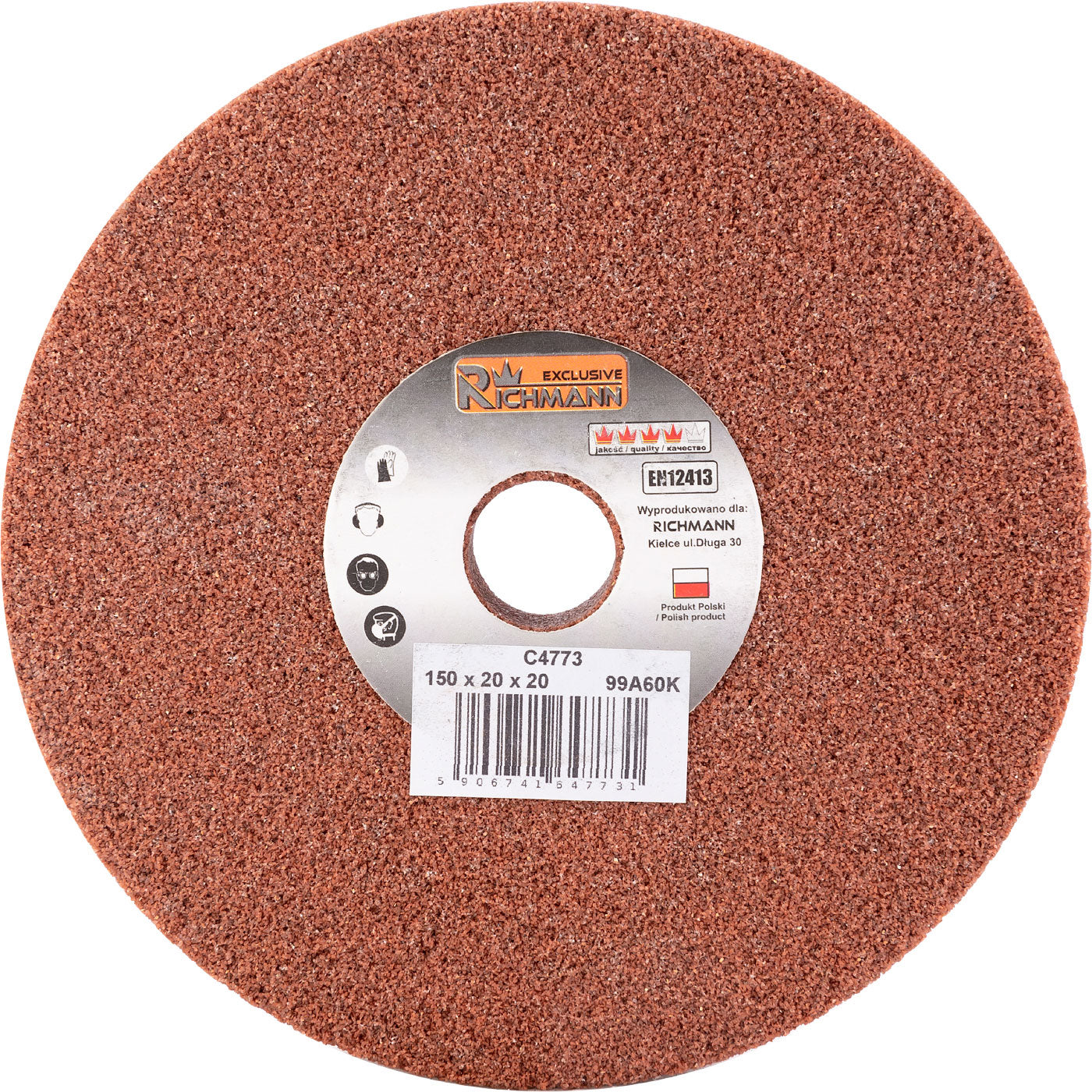 Ściernica ceramiczna czerwona 150x20x20mm | C4773 - Centrum Techniczne Gałązka