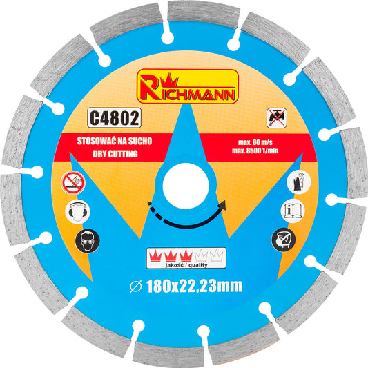 Tarcza diam. segment 180mm | C4802 - Centrum Techniczne Gałązka