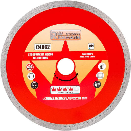 Tarcza diam. pełna cienka 200mm | C4862 - Centrum Techniczne Gałązka