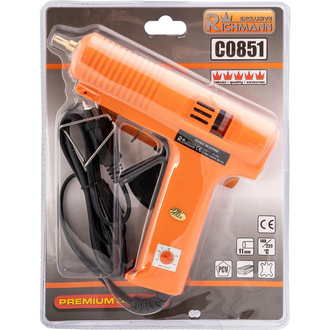 Pistolet do kleju na gorąco 150w regulowany | C0851 - Centrum Techniczne Gałązka