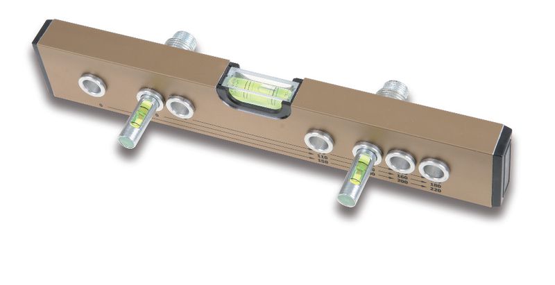 Poziomnica z 3-libelkami do instalacji hydraulicznych | 357F3