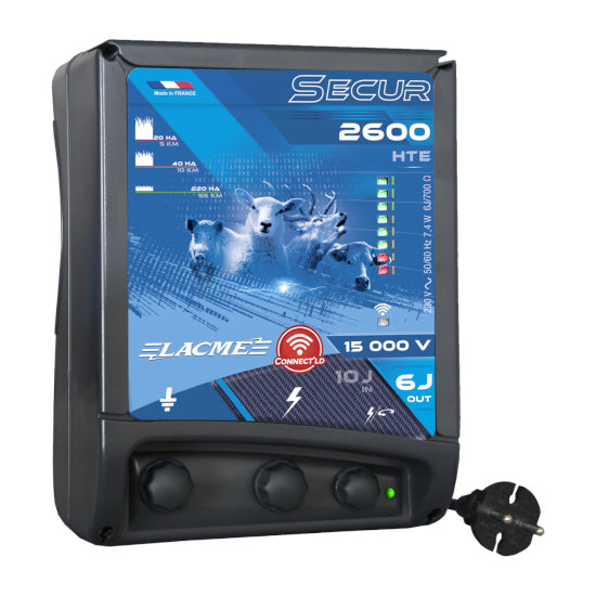 Elektryzator SECUR 2600 HTE CONNECT LD nowoczesne ogrodzenie elektryczne z funkcją łączności | 201-010-016-01