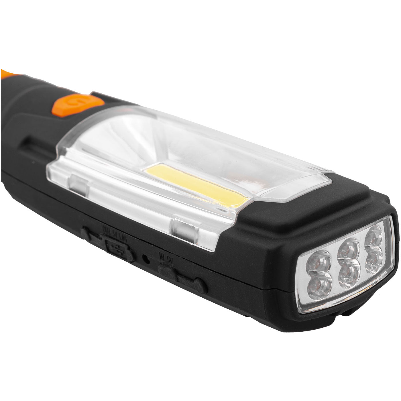 Lampa akumulatorowa obrotowa 360* magnetyczna 3w + 6 led | C6817 - Centrum Techniczne Gałązka