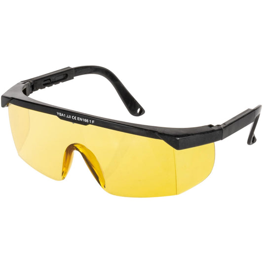 Okulary ysa1 żółte regulowane zauszniki ce en166 | C0001 - Centrum Techniczne Gałązka