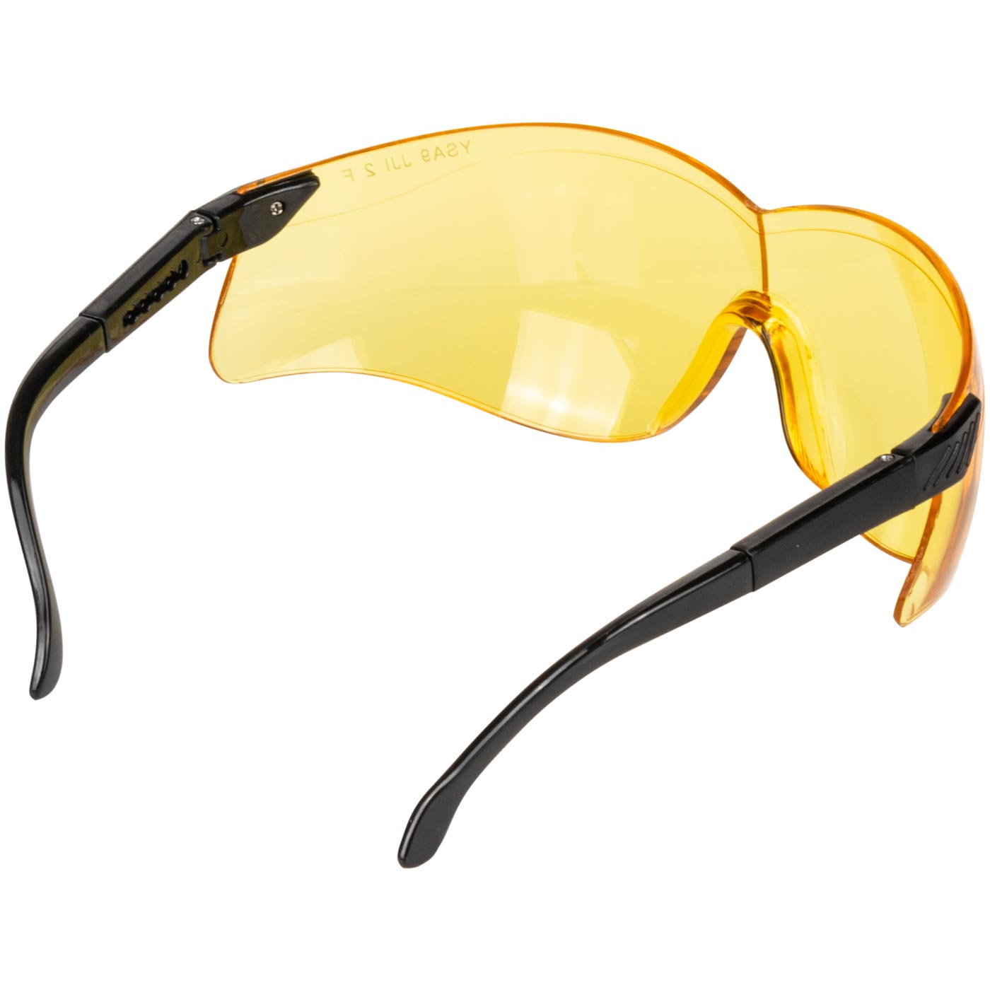 Okulary przeciwodpryskowe ysa9 żółte, regulowane zauszniki ce en166 | C0023 - Centrum Techniczne Gałązka
