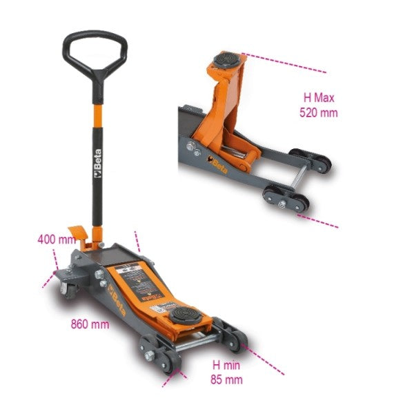 Dźwignik hydrauliczny warsztatowy 2T | 3030/2T