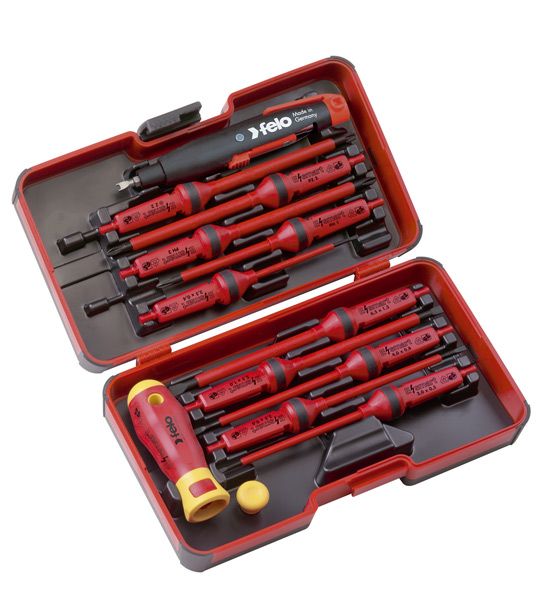 Zestaw 10 wkrętaków VDE E-smart z kluczem do szaf | 6391316
