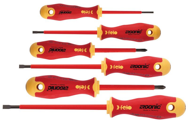 Zestaw 6 wkrętaków VDE z Z2 z rękojeścią ERGONIC i magnetyzer | 41396699