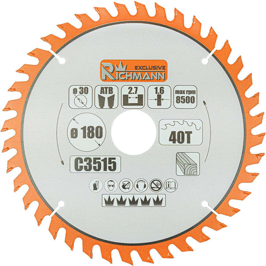 Piła tarczowa widiowa 400x30 mm 80T do cięcia drewna i materiałów drewnopochodnych | C3541