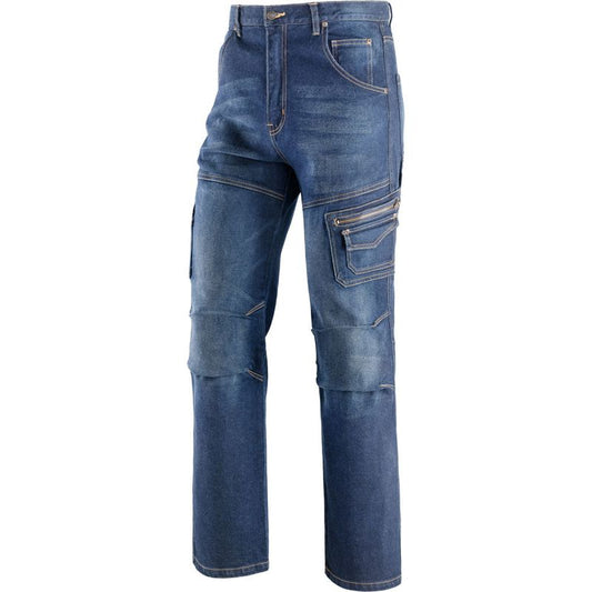 Spodnie jeansowe RIDER bawełniane r.50 – wygodne, trwałe i idealne do pracy | 436510/50
