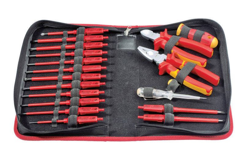 Zestaw 19 narzędzi dla elektryka w etui | 6391904