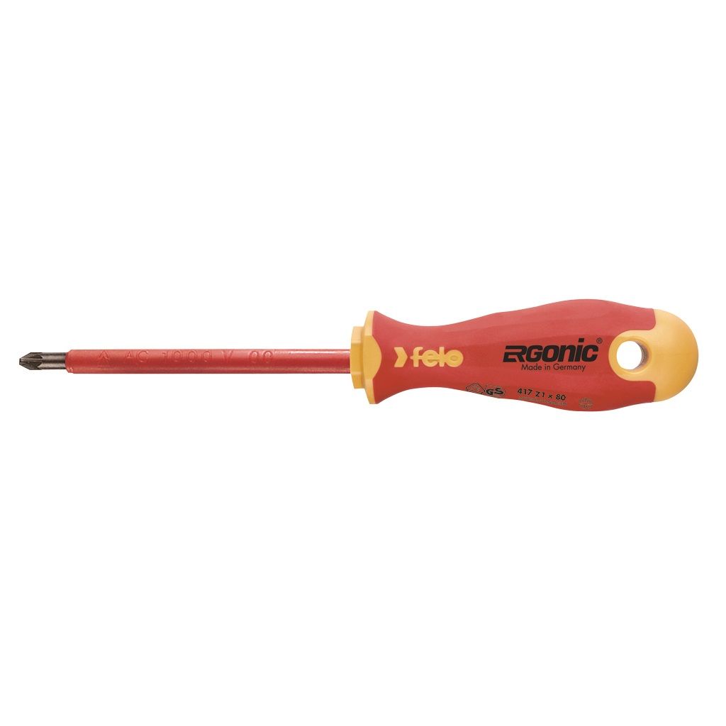 Wkrętak krzyżowy VDE Z 1 z rękojeścią ERGONIC | 41710290