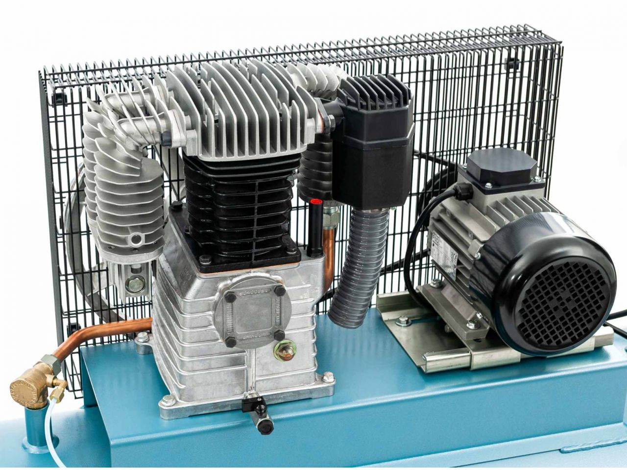 K200-600 Sprężarka kompresor 200l dwutłokowy 268l/min 14bar 400V. | 36500-N - Centrum Techniczne Gałązka