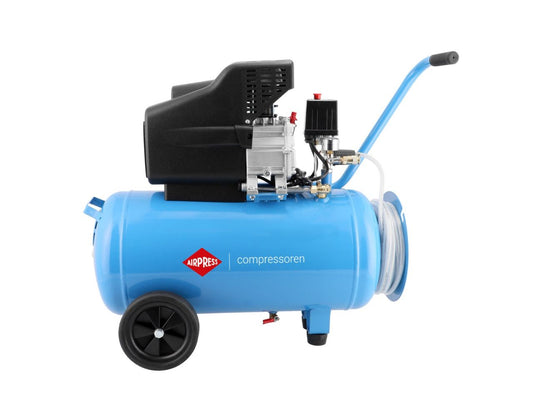 HL260-50 Sprężarka kompresor 50l na kółkach 213 l/min 8bar 230V. | 36866 - Centrum Techniczne Gałązka