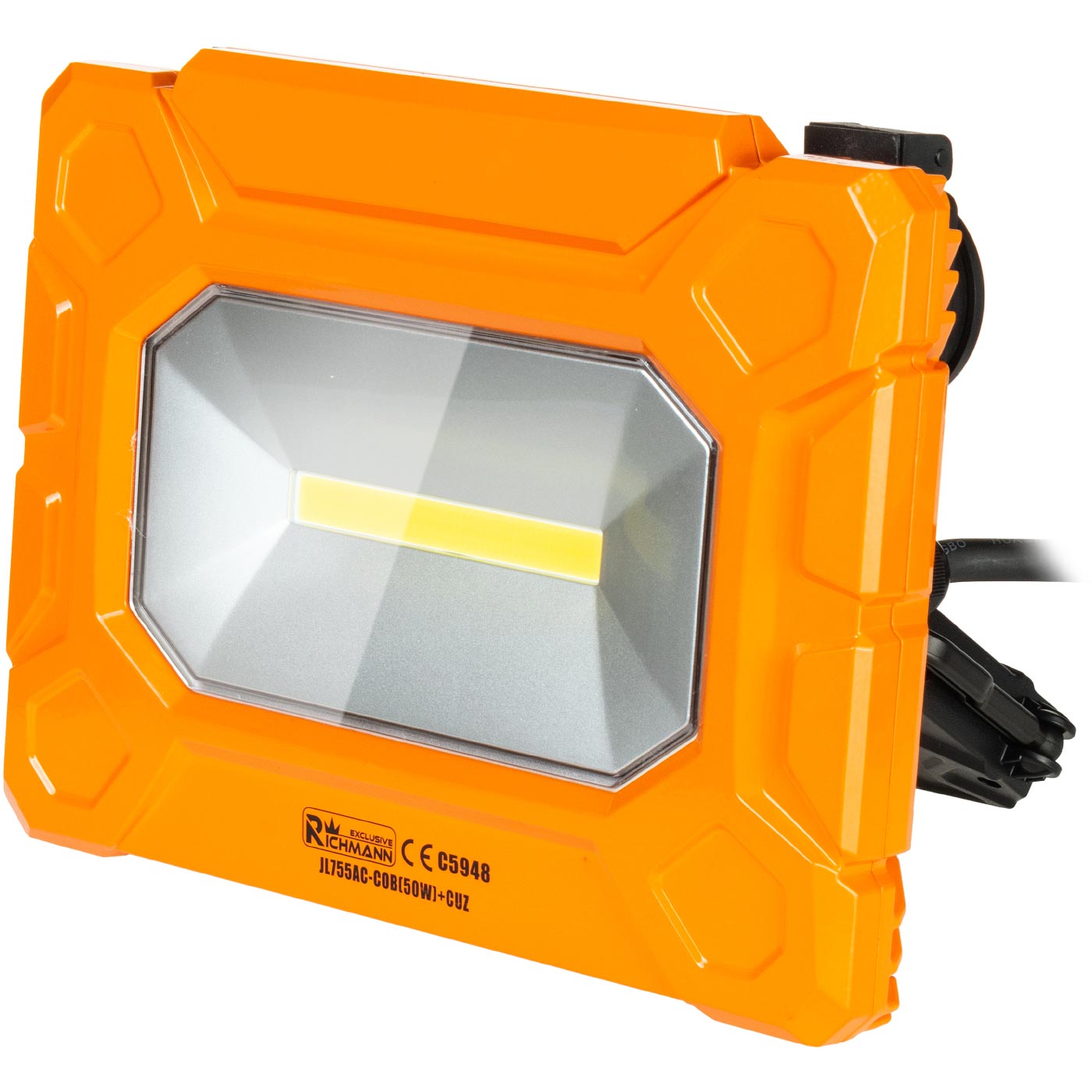 Lampa halogenowa 50w cob-led, 5000 lm, ip54, 2x230v, 2 x usb | C5948 - Centrum Techniczne Gałązka