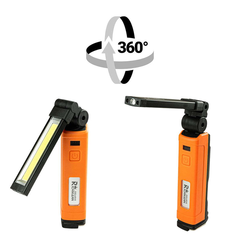 Lampa magnetyczna akumulatorowa składana 5w + 1w | C6824