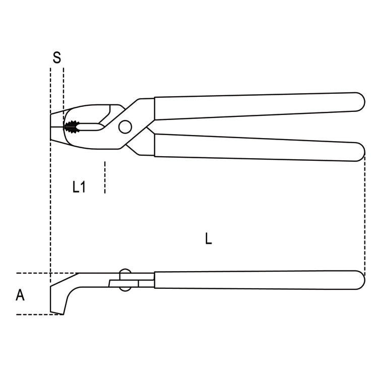 Szczypce do armatury sanitarnej 270mm | 393