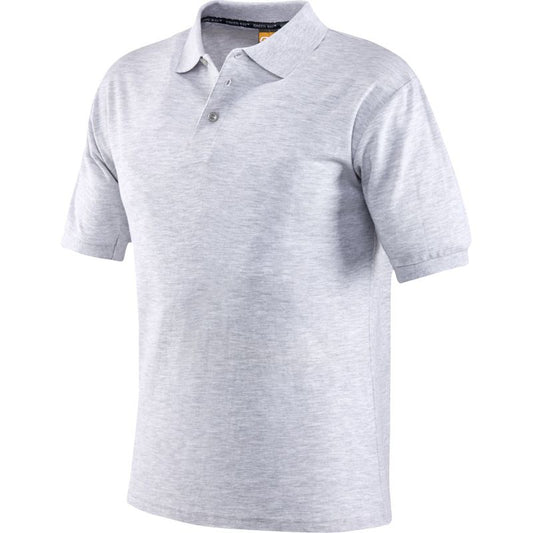 Koszulka polo ECO jasnoszara 2XL bawełniana wygodna na co dzień | 471029/XXL