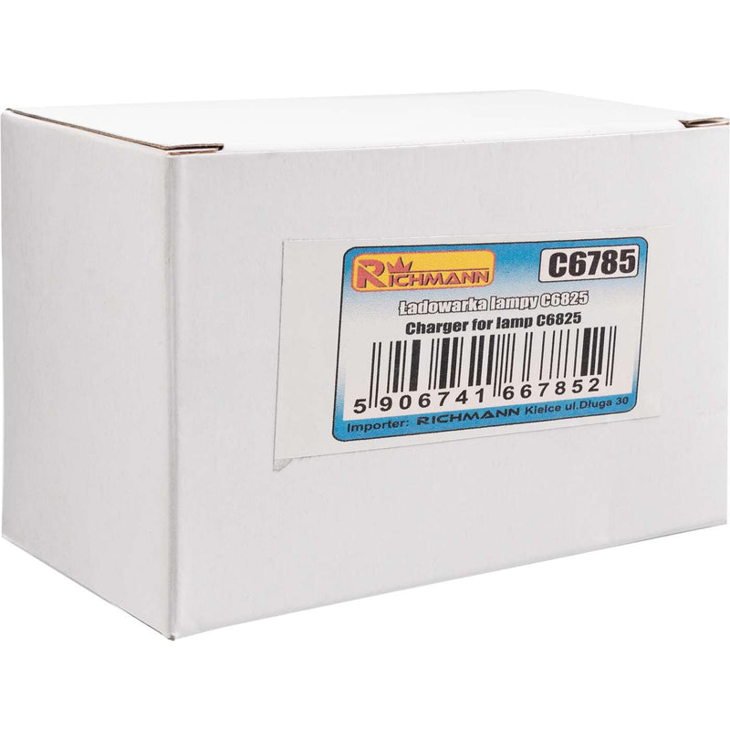 Dedykowana ładowarka sieciowa do lamp warsztatowych C6825 i C5949 gwarantująca stabilne zasilanie | C6785