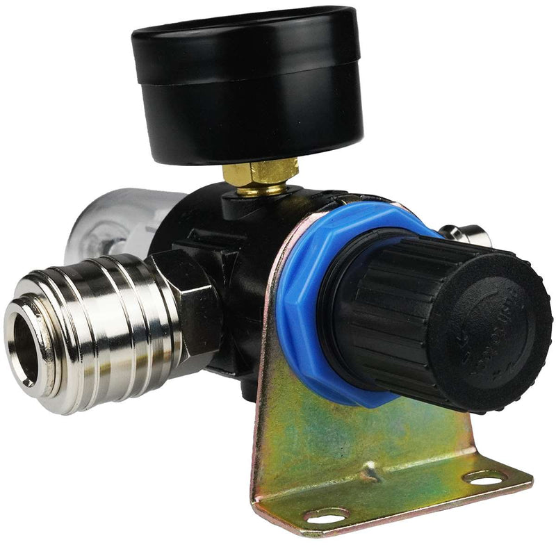 Filtr powietrza z reduktorem 1/4″ do oczyszczania i regulacji sprężonego powietrza | C0825
