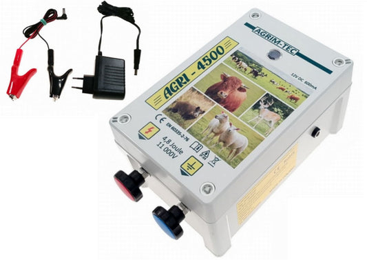 Elektryzator pastuch AGRI-4500 3,2J sieciowo-akumulatorowy 230V/12V | 1006PL