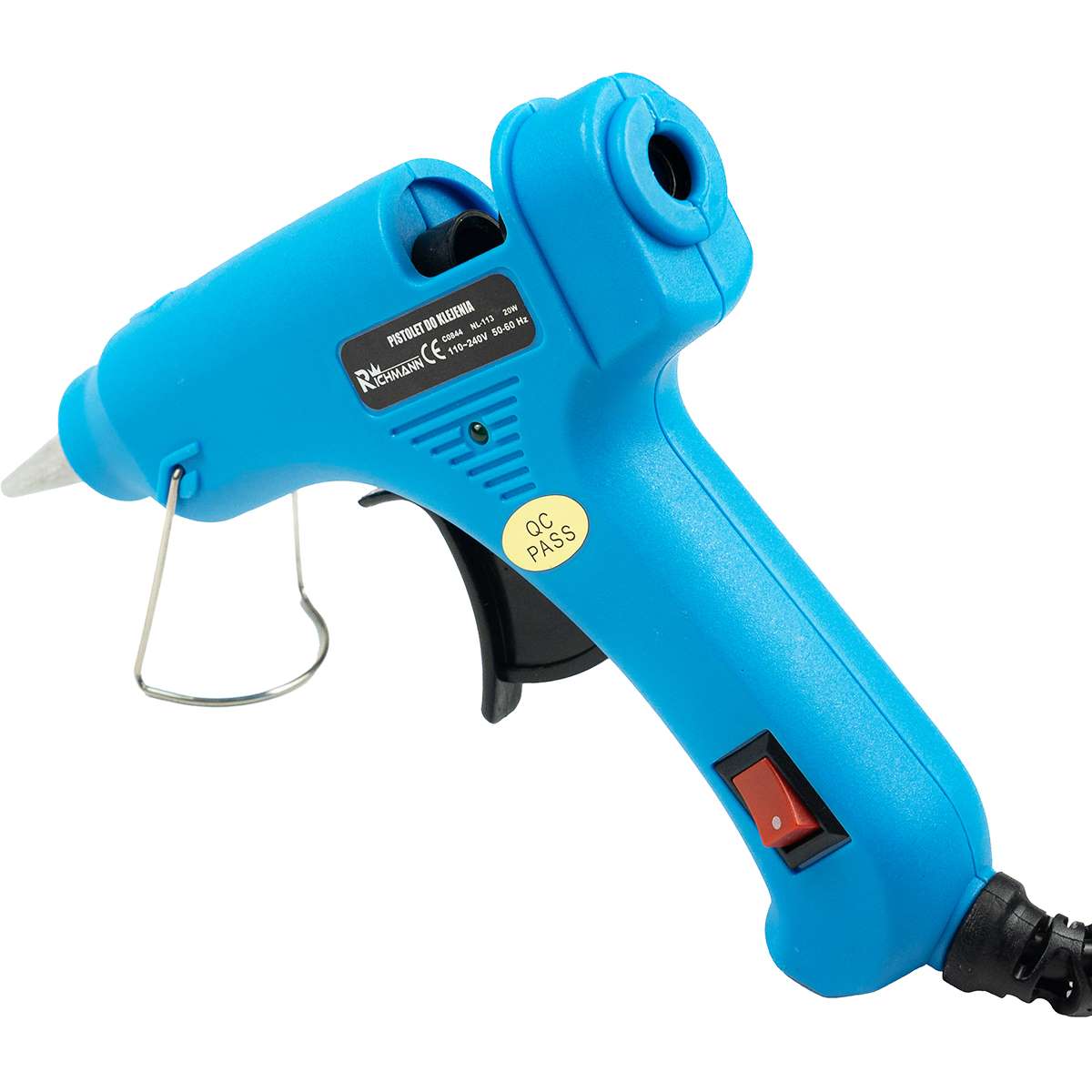 Kompaktowy pistolet do kleju 7mm o mocy 20W idealny do precyzyjnych prac hobbystycznych i dekoracyjnych | C0844