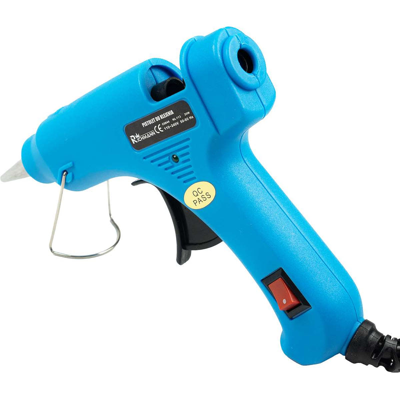 Kompaktowy pistolet do kleju 7mm o mocy 20W idealny do precyzyjnych prac hobbystycznych i dekoracyjnych | C0844