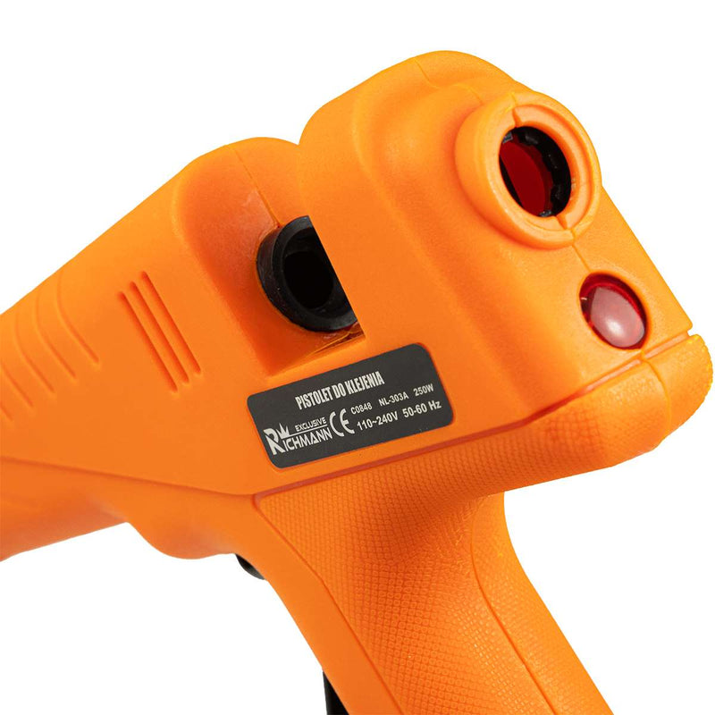 Mocny pistolet do kleju 11mm o mocy 250W zapewniający błyskawiczne nagrzewanie i dużą wydajność | C0848