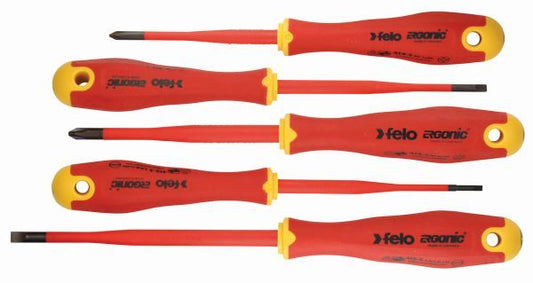 Zestaw 5 wkrętaków VDE z rękojeścią ERGONIC SLIM | 41385198