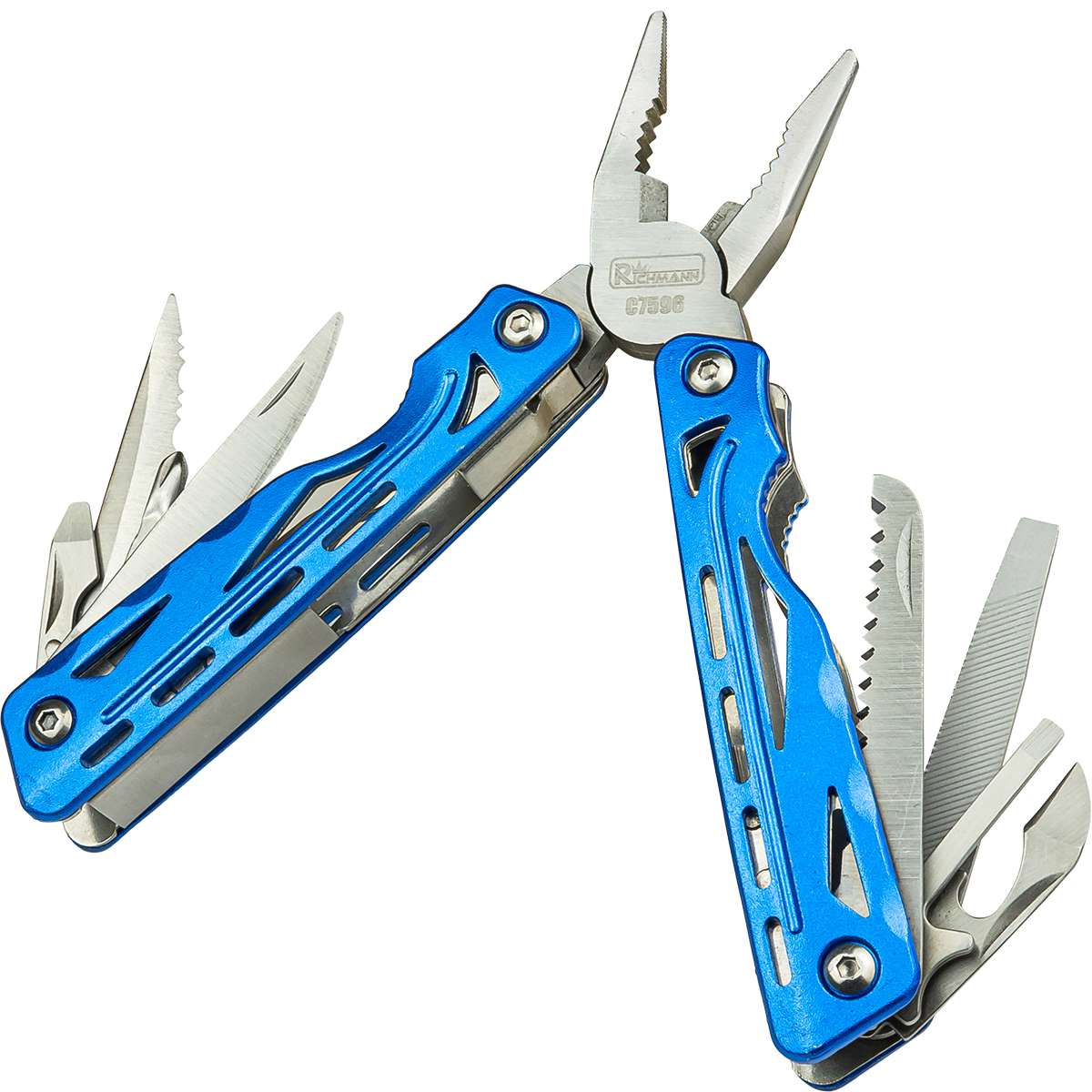 Kompaktowy multitool 160mm 14 elementów - do warsztatu i na wyprawy | C7596
