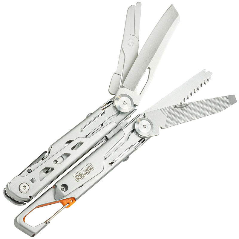 Uniwersalny multitool 170mm 15el. narzędzie wielofunkcyjne ze stali do EDC i turystyki | C7598