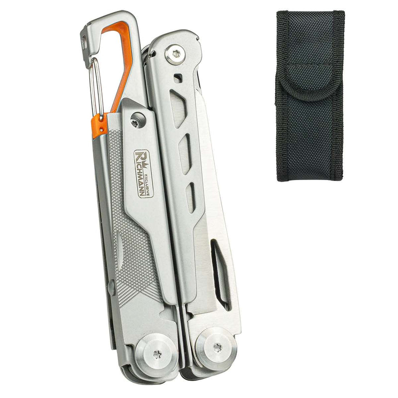 Uniwersalny multitool 170mm 15el. narzędzie wielofunkcyjne ze stali do EDC i turystyki | C7598