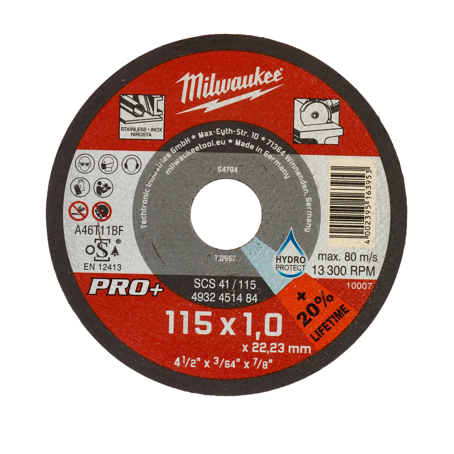 Tarcza do metalu płaska 115x1 pro+ | 4932451484 - Centrum Techniczne Gałązka