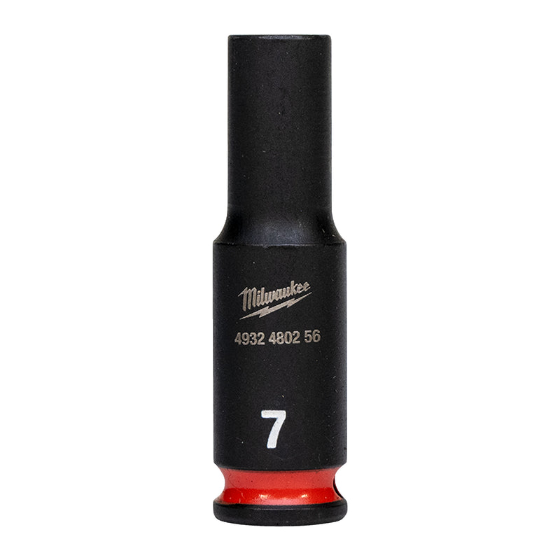 Nasadka udarowa SHOCKWAVE IMPACT DUTY długa shw 1/4" 7 mm | 4932480256 - Centrum Techniczne Gałązka