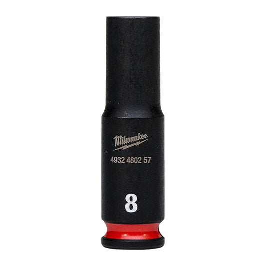 Nasadka udarowa SHOCKWAVE IMPACT DUTY długa shw 1/4" 8 mm | 4932480257 - Centrum Techniczne Gałązka