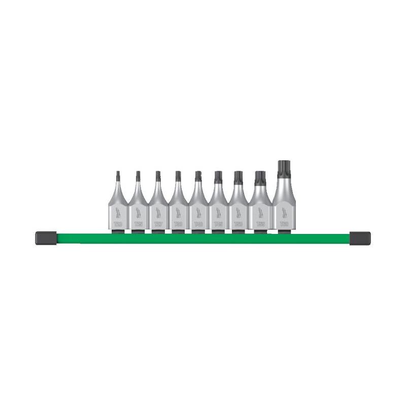 Praktyczny zestaw 9 nasadek Torx 1/2 cala w rozmiarach T20-T60 na szynie | 4932480822