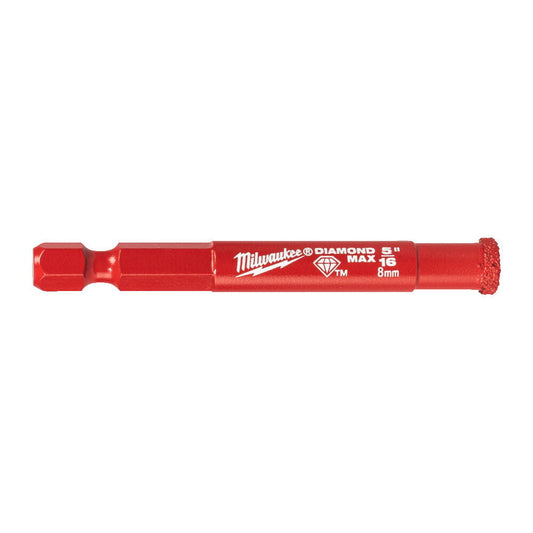 Wiertło diamentowe Diamond Max 8 mm 1/4" Hex do pracy na sucho i mokro | 4932498343