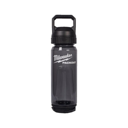 Czarna butelka plastikowa PACKOUT 740ml posiadająca wytrzymałą konstrukcję odporną na upadki | 4932498639