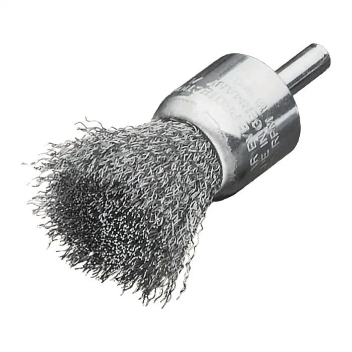 Stalowa szczotka pędzelkowa S6 22mm posiadająca karbowany drut 0.3mm do czyszczenia detali | 4932501722