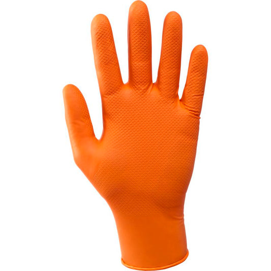 Rękawice robocze GREASE MONKEY r.10/XL 10 szt. powlekane, odporne, mocne | 393044/XL