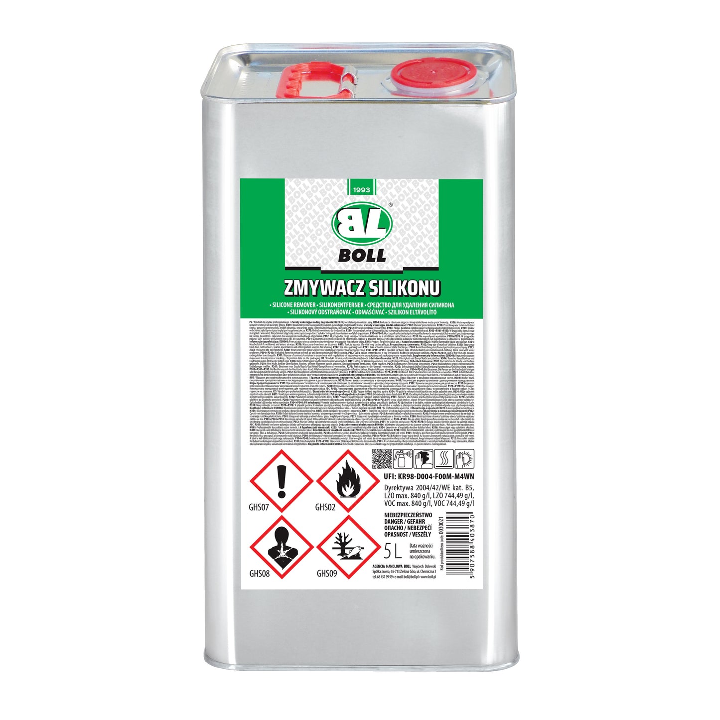 Zmywacz silikonu 5 ltr | 0030021 - Centrum Techniczne Gałązka