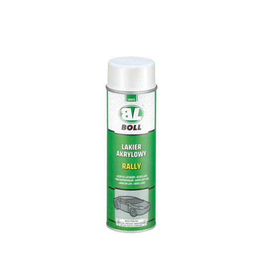 Lakier akrylowy rally biały połysk spray 500ml. | 0010127 - Centrum Techniczne Gałązka