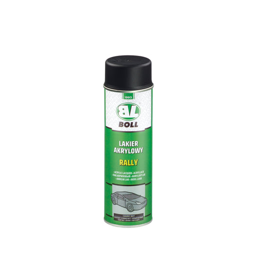 Lakier akrylowy rally czarny mat spray 500ml. | 001011 - Centrum Techniczne Gałązka