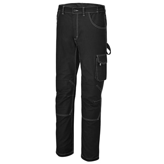 Czarne spodnie robocze stretch 7880SC XL – wygoda i swoboda ruchu podczas pracy | 7880SC/XL