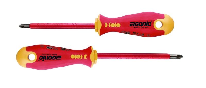 Zestaw 2 wkrętaków VDE Z1/Z2 z rękojeścią ERGONIC | 41792190