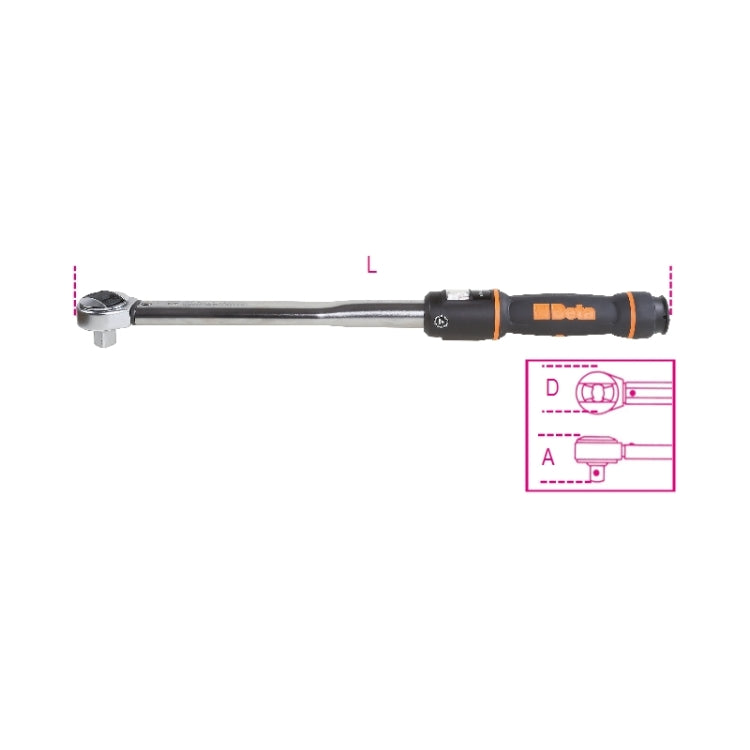 Klucz dynamometryczny klikowy 1/2" 40-200Nm | 666N/20 - Centrum Techniczne Gałązka