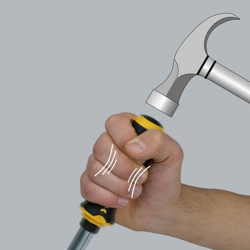 Zestaw 5 wkrętaków do pobijania z rękojeścią ERGONIC | 45095248
