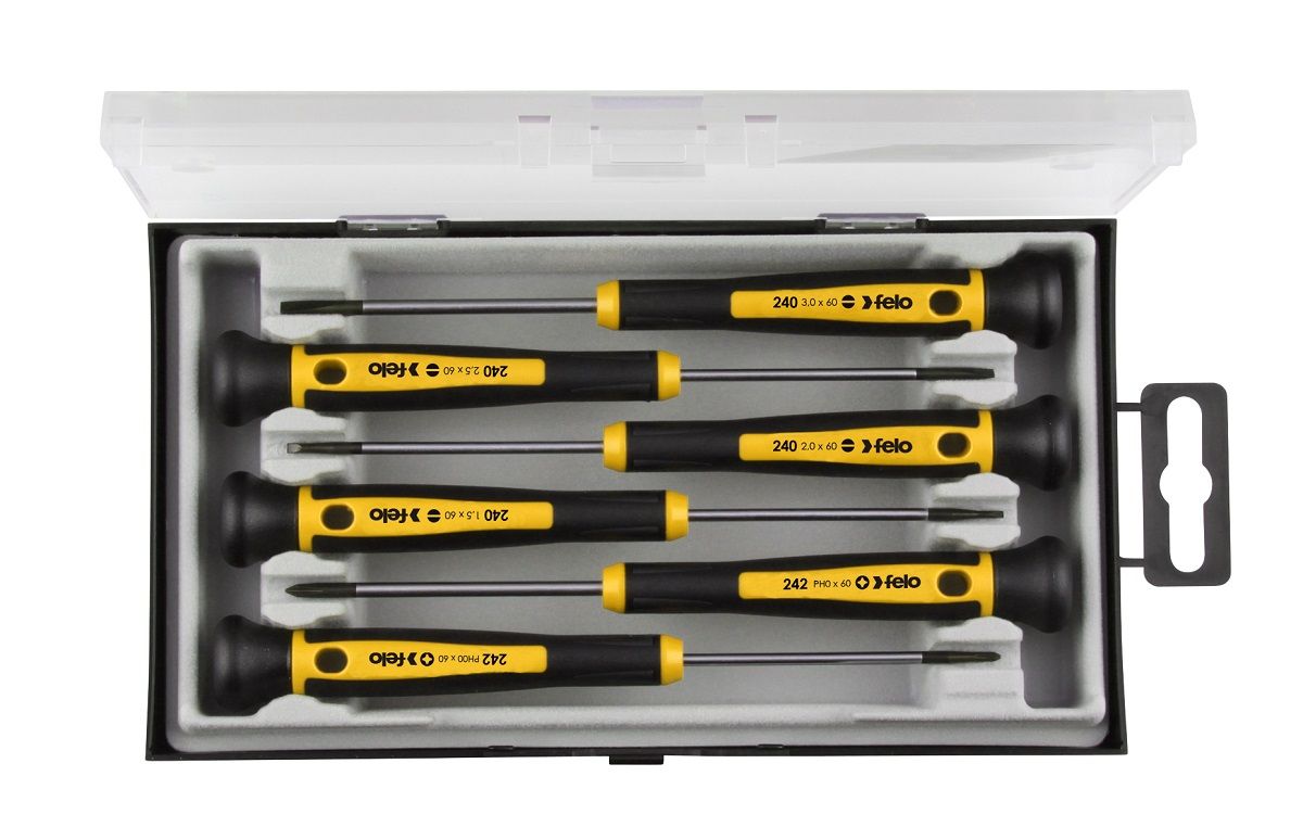 Zestaw 6 wkrętaków precyzyjnych Torx i Hex | 24896166